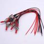 weideer 6pcs Sub-Mini Toggle Rocker Switch ON/Off 2 Position 2 Pin SPST with Pre-soldered Wires for car, Boat,Circuit Modification etc mts-101-x
