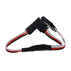 Fielect 150mm Black Red White Y Servo Extension Cable Remote Control Racing Part for Various Models of Electronic Products 5Pcs