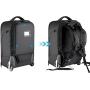 Neewer 2-in-1 Convertible Wheeled Camera Backpack Luggage Trolley Case with Double Bar, Anti-Shock Detachable Padded Compartment for SLR/DSLR Cameras, Tripod, Lens and Other Accessories (Black/Green)