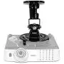 Duronic Projector Mount PB02XL | Bracket Arm Fixing for Ceiling or Wall | 22lbs Capacity | Universal | Heavy Duty | Fittings Included | Rotate 360 °, Swivel 180 °, Tilt 180° for Easy Projection Set-Up