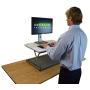 CHANGEdesk Mini - Affordable Height Adjustable Stand Up Desk Conversion and Laptop Standing Desk Converter (2 Pack | White)