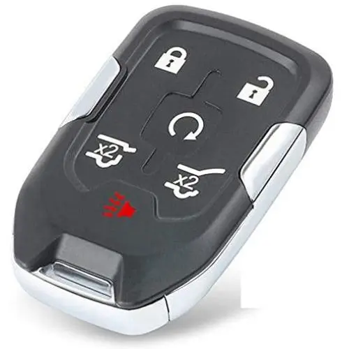 Keyecu Remote Smart Key fob Case 6 Button for Chevrolet Suburban Tahoe HYQ1AA