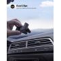 Car Cell Phone Mount, Lamicall Air Vent Clip Holder, Universal Stand Hands Free Cradle Compatible with Phone 12 Mini 11 Pro Xs Xs Max Xr X 8 7 6 6s Plus SE and Other 4.7-6.5 Smartphones - Black