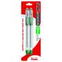 Pentel R.S.V.P. Ballpoint Pen, Fine Line, Green Ink, 2 Pack (BK90BP2D)
