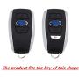 BINOWEN for Subaru Key Fob, TPU Key Shell Protector Shell Keyless Remote Control Smart Key Holder with Keychain Fit for 2018 2019 2020 Subaru WRX Outback Ascent Forester Crosstrek Keys (Blue)