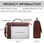 Laptop Bag,15.6 Inch Women Laptop Briefcases Business Laptop Shoulder Bags Structured Work Tote Bag with Professional Padded Compartment for Tablet Notebook Ultrabook