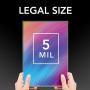 Swingline GBC Thermal Laminating Sheets / Pouches, Legal Size, 5 Mil, EZUse, 100-Count (3740473)