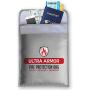 Fireproof Document Bag by EcoGear FX - Durable Non-Itchy Silicone Coated Fire Resistant Money Bag - Perfect Fireproof Safe Storage Bag for Money, Documents, Jewelry and Passport (Large (15in x 11in))