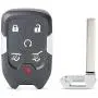 Keyecu Remote Smart Key fob Case 6 Button for Chevrolet Suburban Tahoe HYQ1AA