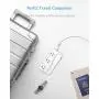 BESTEK International Power Adapter 250W, 220V to 110V Step Down Travel Voltage Converter with 4-Port USB Including US/AU/EU/UK//India/South Africa Plug Adapter