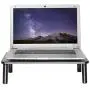 2 Pack Premium Laptop PC Monitor Stand with Sturdy, Stable Black Metal Construction. Fashionable Riser Height Adjustable with Non-Skid Rubber. Perfect for Computer Monitor iMac Stand or Computer Shelf