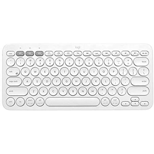 Logitech K380 Multi-Device Wireless Bluetooth Keyboard for Mac - Off White