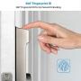 NGTeco Smart Lock,Fingerprint Keyless Entry Door Lock Deadbolt Bluetooth Biometric Electronic with Touchscreen Keypad Auto Lock APP Control with Cards Keys for Rental House Garage, No Drilling