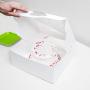 Cake Boxes 12 x 12 x 5 and Cake Boards 12 Inch, Bakery Box Has a Clear Window, Cake Board is Round, Cake Supplies, 10 Pack of Each.