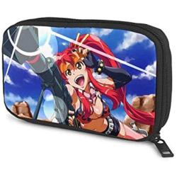 Hxuedan Gurren Lagann The Data Cable Storage Bag is A Portable and Independent Design SuitableVFor Travelers to Place The Data Cable, Earphone and Electronic Product Data Cable Storage Bag