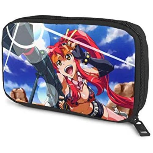 Hxuedan Gurren Lagann The Data Cable Storage Bag is A Portable and Independent Design SuitableVFor Travelers to Place The Data Cable, Earphone and Electronic Product Data Cable Storage Bag