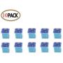 10 Pc Automotive LOW PROFILE JCASE Fuse 20 Amp Fuse Kit for Ford, Chevy/GM, Nissan, and Toyota Pickup Trucks, Cars and SUVs