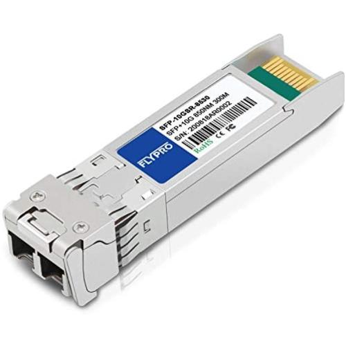 FLYPROFiber 10G SR MMF SFP+ Transceiver Arista, 10GBASE-SR Optics Multimode Module for Arista SFP-10G-SR 850nm 300m DOM