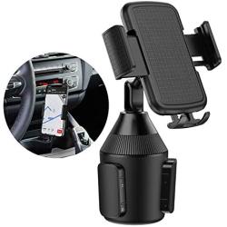 Car Cup Holder Phone Mount Universal Adjustable Cradle Phone Holder for Car iPhone 12/11 Pro Max/Xs/Max/X/XR ,Samsung Note 10/9/ S21+/S20/ S10/ S9/ S9+ by DALUZ
