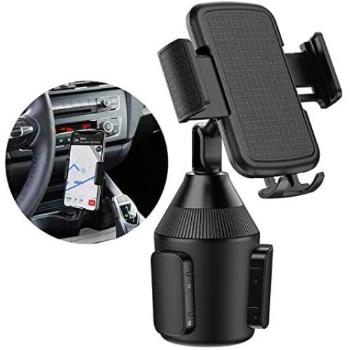 Car Cup Holder Phone Mount Universal Adjustable Cradle Phone Holder for Car iPhone 12/11 Pro Max/Xs/Max/X/XR ,Samsung Note 10/9/ S21+/S20/ S10/ S9/ S9+ by DALUZ