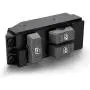 Master Power Windower Switch Fits for 99-02 Chevy Silverado GMC Sierra 1500, 2500, 2500 HD, 3500 2-Doors Pickup Truck Gray Buttons Replace # 15047637 19259957 901-117 71004