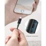 Anker 6ft Premium Double-Braided Nylon Lightning Cable, Apple MFi Certified for iPhone Chargers, iPhone X/8/8 Plus/7/7 Plus/6/6 Plus/5s, iPad Pro Air 2, and More(Black)