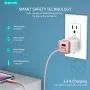 iPhone Charger Set, 2-Pack Overtime Apple MFi Certified Lightning Cables with 1 Dual USB Wall Adapter - 2.4 AMP Compatible w/iPhone 11 Pro Max XS XR X 8 7 6S 6 Plus SE iPad (Rose Gold/Rose Gold, 6ft)