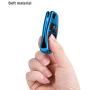 ELOHEI for Audi Key Fob Cover Case,Premium Soft TPU Stripes 360 Degree Full Protection Key Shell Key Case Cover Compatible with Audi A1 A3 Q3 Q7 R8 A6L TT (Blue)