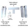 The All-in Wonder Mount by Mount Genie (1-Pack): The Easiest Wall Mount for All Components Routers Modems Xbox Playstation DVRs | One Size Fits All | Designed for Home and Business (White)