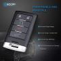 ECCPP Replacement fit for Uncut 315MHz Keyless Entry Remote Key Fob Cadillac SRX/ATS/ELR/XTS NBG009768T (Pack of 2)