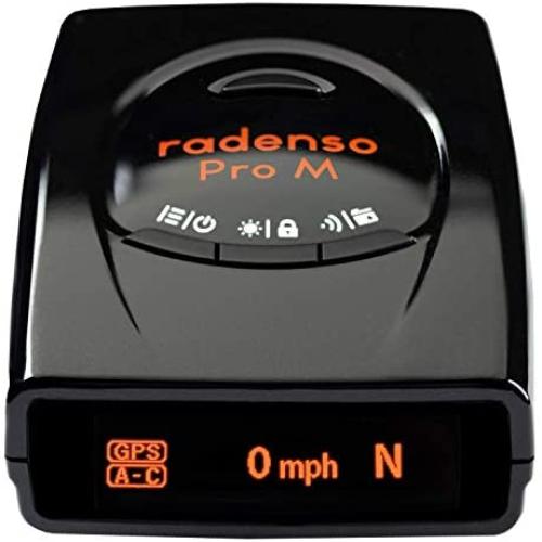 Radenso Pro M Radar Detector with Reduced False Alerts, USA Technical Support, GPS Lockouts, Red Light and Speed Camera Alerts, MultaRadar Detection