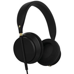 Plugged Crown Series Headphones, Black/Gold