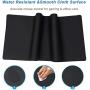 Timor Professional Gaming Mouse Pad, Custom Design Stitched Edges Waterproof Non-Slip Rubber Base Mousepad Great for Laptop, Computer & PC, 11.8x9.8inches，3mm， Black (90X40 blackA22)