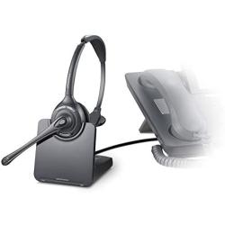 Poly - CS510 Support Convertible Wireless Headset (Plantronics) - Over-the-Head One Ear/Monaural Headset - DECT 6.0 - Connects to Desk Phone - Telephone Headset