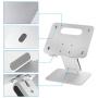 SKYZONAL Aluminum Notebook Desktop Stand Height Adjustable Laptop Stand for Computer PC Notebook MacBook Ipad