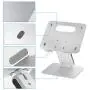 SKYZONAL Aluminum Notebook Desktop Stand Height Adjustable Laptop Stand for Computer PC Notebook MacBook Ipad
