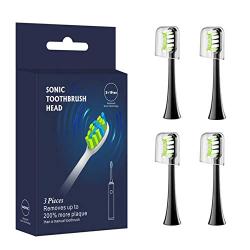 7am2m AM102 Electric Toothbrush Brush Heads x 4 for 7am2m Electric Toothbrush ONLY