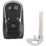X AUTOHAUX New Replacement Keyless Entry Remote Car Key Fob 433Mhz HYQ4EA for Buick Lacrosse 2017-2019 for Buick Regal TourX 2018 for Buick Regal Sportback 2018