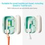 Toothbrush Clean Case,Portable Mini Travel Toothbrush Holder (For Most of Toothbrushes),USB Recharged (White)
