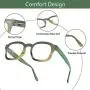 Reading Glasses Oversized Frame Women UV Blue Light Filtering Magnifier 1.25 - 3.00