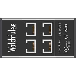 WatchfulEyE WTH-SG/RJ45-KH-C/2 19-inch Rack Mounted 2 Port Gigabit Ethernet Surge Protector