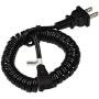 HQRP AC Power Cord Works with Philips Norelco 6945XL 6948XL 725RL 885RX HP1311 HP1605 HQ4821 HP1615 835RX Shaver Lead Mains Cable + HQRP Cleaning Brush