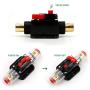 UTSAUTO Circuit Breaker 100Amp Resettable Fuse Circuit Breaker Auto Car Stereo Inline Fuse Holders Inverter, Manual Reset 12V-24V DC for Automotive Marine Boat Audio System Protection
