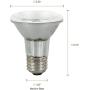 SYLVANIA 16104/2 16104 2-Pack Capsylite Halogen Dimmable Lamp / PAR20 Flood Light Reflector / 50W Replacement/Medium Base E26 / 39 Watt K – Warm White, 2850 Kelvin, 2 Count
