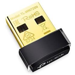 TP-Link USB WiFi Adapter for PC(TL-WN725N), N150 Wireless Network Adapter for Desktop - Nano Size WiFi Dongle Compatible with Windows 10/7/8/8.1/XP/ Mac OS 10.9-10.15 Linux Kernel 2.6.18-4.4.3