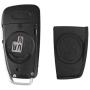  for Audi A2 A3 A4 A6 A6L A8 S5 Q7 TT Remote Flip Folding Car Key Shell HU66 Uncut Blank Blade 3 Buttons Auto Case