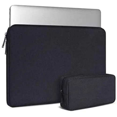 13-13.3 Inch Tablet Sleeve Case, Waterproof Laptop Case Bag for Lenovo Yoga 730 720 13.3, Asus Zenbook 13, Acer Spin 5 13.3, Samsung Notebook 7 Spin 13.3 with Small Case, Black