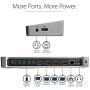 StarTech.com Triple Monitor USB 3.0 Laptop Docking Station - 4K HDMI, 2x DisplayPort - Universal USB Dock for Windows & Mac OS (USB3DOCKH2DP)