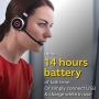 Jabra Evolve 65 MS Wireless Headset, Stereo – Includes Link 370 USB Adapter – Bluetooth Headset with Industry-Leading Wireless Performance, Advanced Noise-Cancelling Microphone, All Day Battery