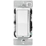 Leviton Decora 600-Watt Single-Pole/3-Way Universal Rocker Slide Dimmer, White/Light Almond (3-Pack)